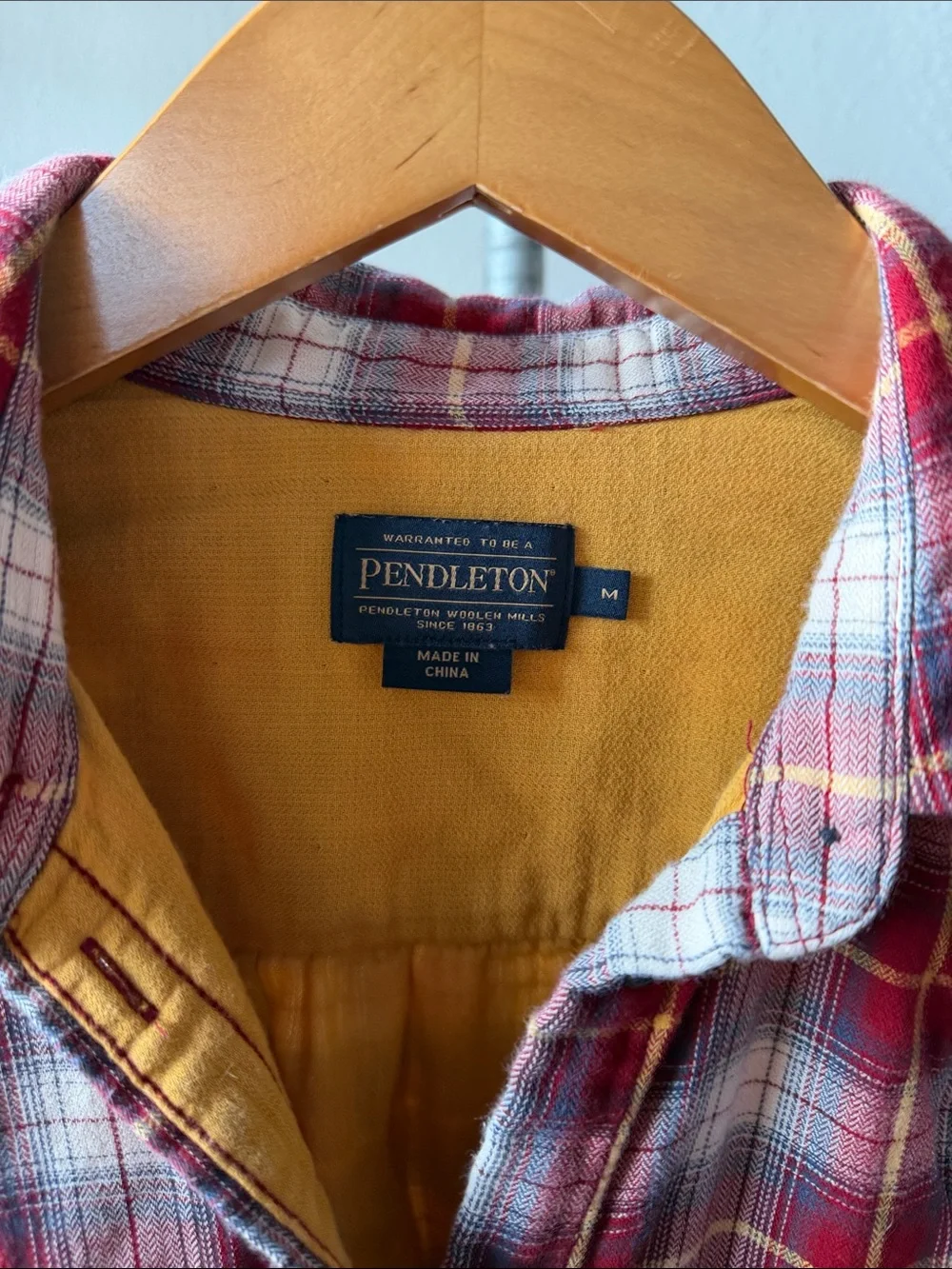 Pendleton Flannel Button Up Size Medium - Picture 2 of 3